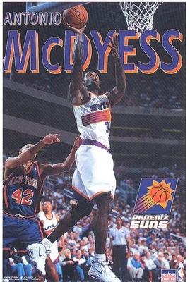 1998 Antonio McDyess Phoenix Suns Original Starline Poster OOP