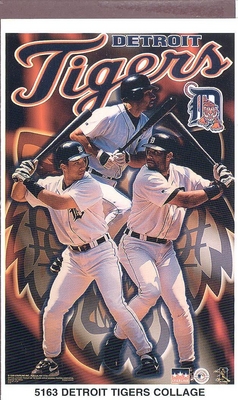 Clark Easley DETROIT TIGERS COLLAGE Starline Poster MINI Promo Piece 3x5