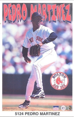 Pedro Martinez BOSTON RED SOX Starline Poster MINI Promo Piece 3x5