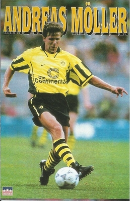 ANDREAS MOLLER DORTMUND Original Starline Poster MINI Promo Piece 3x5