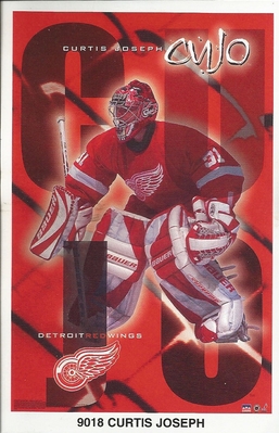 Curtis Joseph CUJO DETROIT RED WINGS  Starline Poster MINI Promo Piece 3x5