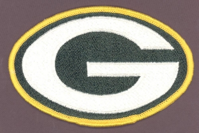 Green Bay Packers 5 inch embroidered Patch