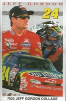 Jeff Gordon speckled back Original Starline NASCAR Poster MINI Promo Piece 3x5