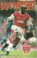 IAN WRIGHT ARSENAL FC Original Starline Poster MINI Promo Piece 3x5