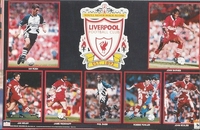 LIVERPOOL FC COLLAGE Original Starline Poster MINI Promo Piece 3x5