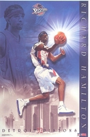 2003 Richard Hamilton Detroit Pistons Original Starline Poster OOP