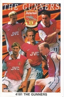 THE GUNNERS 2 ARSENAL FC COLLAGE Original Starline Poster MINI Promo Piece 3x5