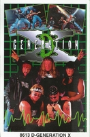 D-Generation-X Original Funky Posters Wrestling MINI Promo Piece 3x5