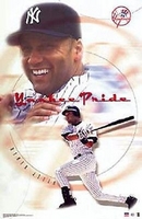 2003  Derek Jeter "Yankee Pride" New York Yankees  Original Starline Poster OOP