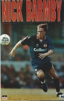 NICK BARMBY MIDDLESBROUGH  Original Starline Poster MINI Promo Piece 3x5