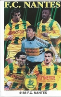 FC NANTES COLLAGE FRANCE Original Starline Poster MINI Promo Piece 3x5