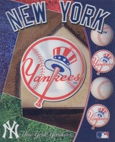 NEW YORK YANKEES Team logo 8X10 Lenticular 3D Poster by Motion Imaging