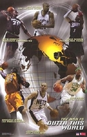 2003 NBA Is Outta This World Collage Original Starline Poster OOP