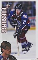 1998 Peter Forsberg Colorado Avalanche Original Norman James Poster OOP