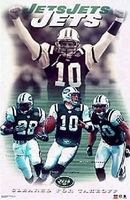 2003 New York Jets Collage Original Starline Poster Chrebet Martin Pennington