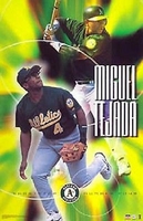 2003 Miguel Tejada Oakland Athletics Original Starline Poster OOP