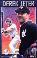 2000 Derek Jeter New York Yankees  Original Starline Poster OOP