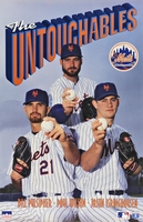 1996 NY Mets"Untouchables"Original Starline Poster Wilson Isringhausen Pulsipher