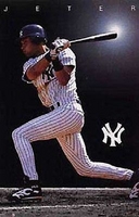 1998 Derek Jeter New York Yankees Original Costacos Poster OOP