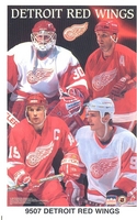 DETROIT RED WINGS COLLAG Yzerman Shanahan Fedorov Starline Poster MINI Promo 3x5
