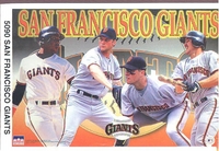 Bonds Kent  SAN FRANCISCO GIANTS COLLAGE Starline Poster MINI Promo Piece 3x5