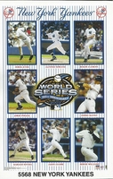 2003 NEW YORK YANKS AL CHAMPS Jeter Rivera Starline Poster MINI Promo Piece 3x5