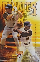 2002 Pittsburgh Pirates Collage Original Starline Poster OOP Kendall Giles