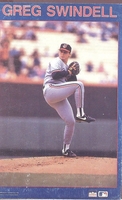 Greg Swindell CLEVELAND INDIANS Starline Poster MINI Promo Piece 3x5