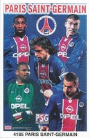 PARIS ST GERMAIN FC COLLAGE FRANCE Original Starline Poster MINI Promo Piece 3x5