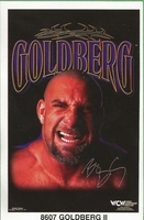 Goldberg 2 Original Funky Posters Wrestling MINI Promo Piece 3x5