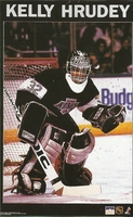 Kelly Hrudey LOS ANGELES KINGS Original Starline Poster MINI Promo 3x5