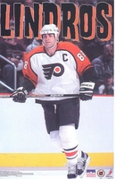 1998 Eric Lindros Philadelphia Flyers Original Starline Poster OOP
