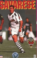 GIOVANNI SAVARESE METRO STARS MLS Original Starline Poster MINI Promo Piece 3x5