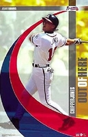 2003 Chipper Jones "Out of Here" Atlanta Braves Original Starline Action Poster