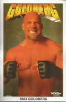 Goldberg  Original Funky Posters Wrestling MINI Promo Piece 3x5