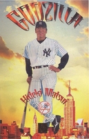 2003 Hideki Matsui "Godzilla" New York Yankees  Original Starline Poster OOP