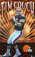 1999 Tim Couch Cleveland Browns Original Starline Poster OOP