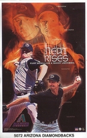 Johnson Schilling ARIZONA DIAMONDBACKS HEAT Starline Poster MINI Promo Piece 3x5