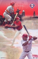 2003 Philadelphia Phillies Collage Original Starline Poster OOP w/ Thome