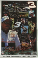 Dale Earnhardt Thru Years Original Starline NASCAR Poster MINI Promo Piece 3x5