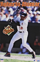 1996 Roberto Alomar (HOF) Baltimore Orioles Original Starline Poster OOP TOUGH