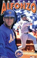 2001 Edgardo Alfonzo New York Mets Original Starline Poster OOP
