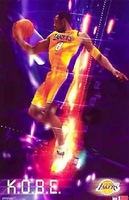 2003 Kobe Bryant Los Angeles Lakers "K.O.B.E."Original Starline Poster OOP