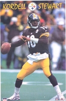 1998 Kordell Stewart Pittsburgh Steelers Original Starline Poster OOP