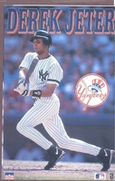 1996  Derek Jeter Rookie Year New York Yankees  Original Starline Poster OOP
