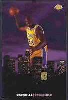1996 Shaquille O'Neal "Unleashed"Los Angeles Lakers Original Costacos Poster OOP