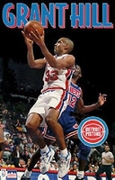 1994 Grant Hill Detroit Pistons Original Starline Poster OOP
