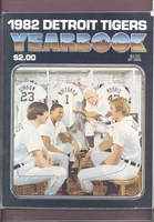 1982 Detroit Tigers Yearbook NICE CONDITION