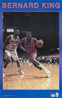 1991 Bernard King Washington Bullets Original Starline Poster OOP RARE