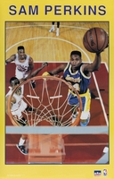 1991 Sam Perkins Los Angeles Lakers Original Starline Poster OOP RARE
